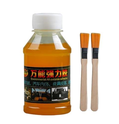 Pegamento de reparación de techo de 100ml, pegamento adhesivo de tela fuerte para tela de tapicería, pegamento adhesivo de reparación rápida para revestimiento de techo de coche (1pcs)