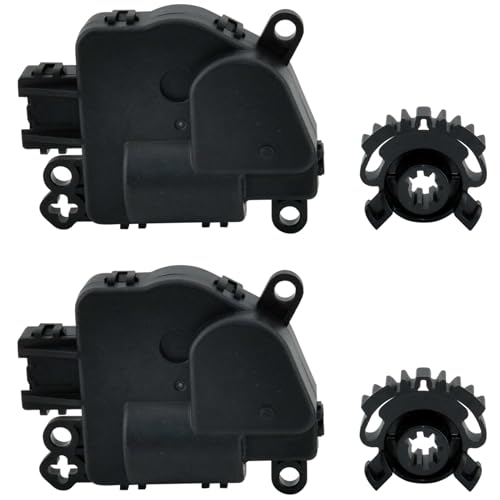 ALTBET HVAC Heizungs-Mischung Türantrieb mit Getriebe, kompatibel mit Jeep Grand Cherokee & Dodge Durango 2011-2013, ersetzt 68079488AA 68214880AA 604-045, 2 Sets
