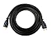20 FT (6 M) High Speed HDMI Cable Male to Male with Ethernet Black (20 Feet/6 Meters) Supports 4K 30Hz, 3D, 1080p and Audio Return CNE514215