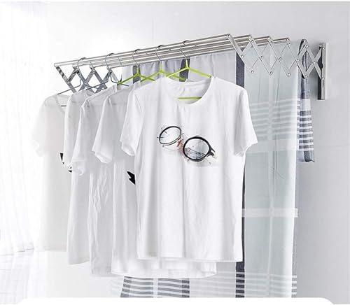 Cintre à linge mural rétractable et étendoir à linge extensible 60 cm - 3