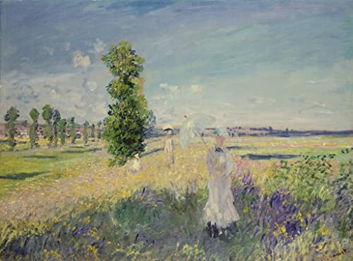 Toile Peinture Murale Monet pour Décoration Salon Lumineuse et Élégante