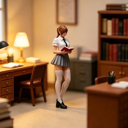 Tiny People figurine mini-étudiante 1:18 haute précision pour collectionneur de miniatures