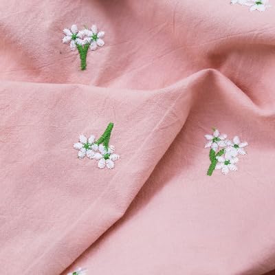 Tissu en coton à broder pour robe d'été et projets créatifs de couture DIY