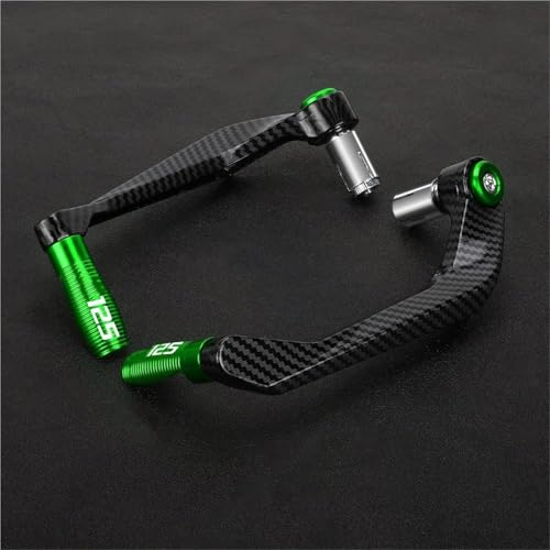 Guidon 7/8 pouces protection mains levier embrayage Z125 Green A
