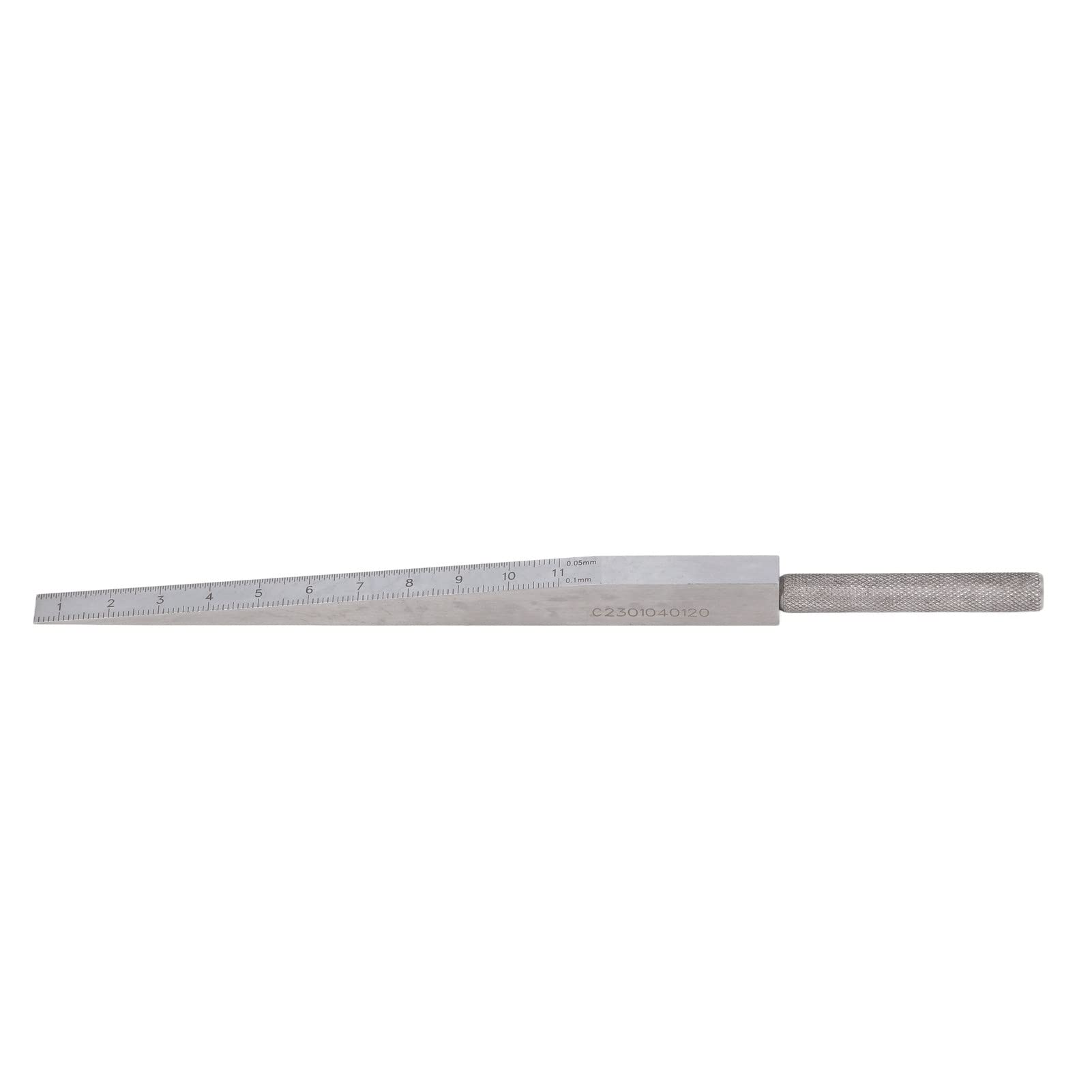 Feeler Gauges, Feeler Set Stainless Steel Stainless Steel Hole Measure Tool 2 Scale 0.5?11mm Taper Welding Feeler Feeler Gauges for Valves for Tapering Measurement