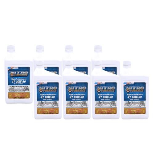 Aceite Sintético 20W-50 Nitro Lubricants 1 Quart 8-Pack