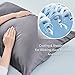 BEDELITE King Size Pillow Cases Set of 2, Rayon Derived from Bamboo, Cooling Pillow Cases for Hot Sleepers & Night Sweats, Breathable and Silky Soft Envelope Pillowcases(Grey, 20