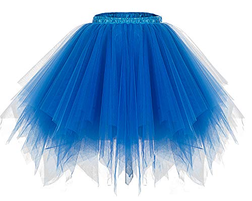 DRESSTELLS Women's Short Tutu Ballet Bubble Skirt 50's Tulle Party Vintage Petticoat2