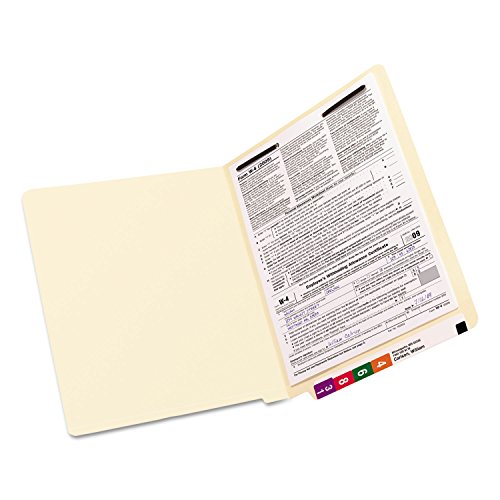 Chemises Manila 11 point format letter avec attache et onglet end tab