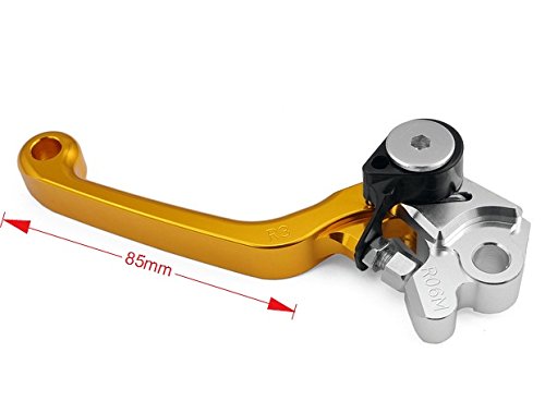 Mzs MTE16-03-A007-GOLD-A01-01 Blue 7/8 Levers, Brake Master Cylinder Clutch Lever Set Pivot Adjustable Cnc Universal Compatible With Motorcycle Street Sport Dirt Pit Mini Bike Scooter thumb #6