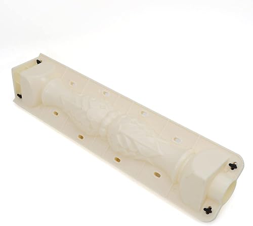 Vista 8 de Molde de balaustrada de plástico de 23.6 in de columna romana para hormigón, juego de 1, kit de moldes de fundición de cemento de yeso de concreto