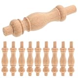 Realizzati in legno massello resistente, questi sono resistenti e affidabili, garantendo un utilizzo a lungo termine senza corrosione, in legno per artigianato, forniture in legno per il miglioramento delle scale