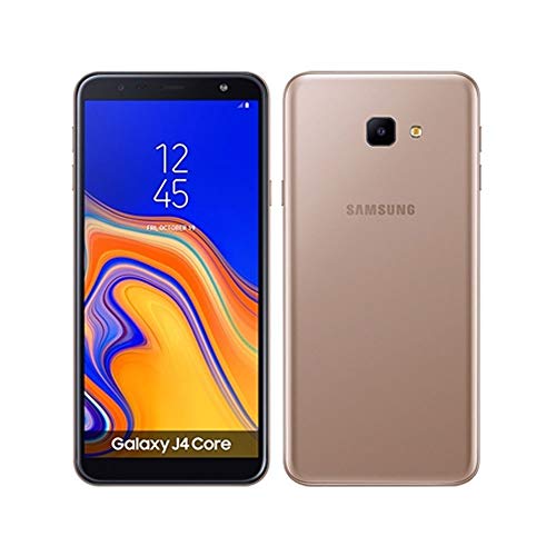 Samsung Galaxy J4 Core (16GB) 6.0 Display, J410G/DS, Quad Core Processor, 4G LTE Dual SIM GSM Factory Unlocked, International Version - No Warranty (Gold)