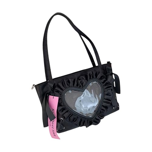 Sac à bandoulière en forme de cœur fini les pin's perdus en classe