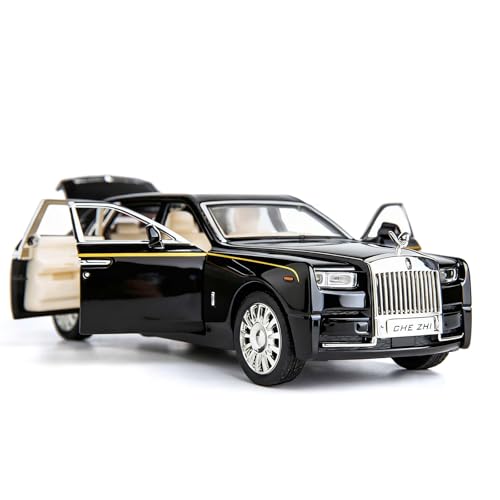 BDTCTK 1/32 Rolls-Royce Phantom Model Car,Zinc Alloy Pull Back Toy