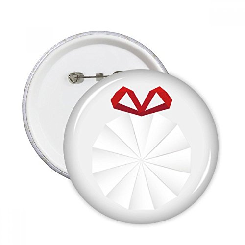 Badge origami blanc DIYthinker pour personnaliser vos vestes de Noël