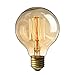 Produktbild Edison Vintage Glühbirne,Lomire 1PC 40W Dekorative Glühbirne,Warmweiß Dimmbar Spiral Filament Amber Glas Retro Glühlampe Birne Antike Lampe Ideal für Nostalgie und Retro Beleuchtung G80 (1Stück)