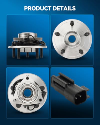Image of PHILTOP Front 515151 Wheel Bearing and Hub Assembly 5 Lugs for Ram 1500
