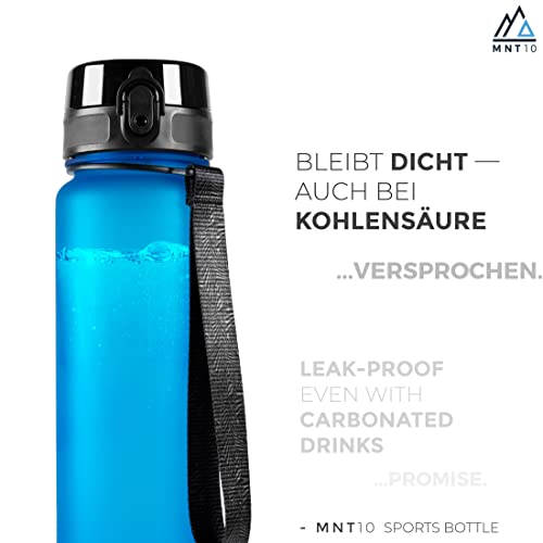 MNT10 Trinkflasche Sport I Auslaufsichere Sporttrinkflasche aus Tritan I Die perfekte Flasche für Sport, Fitness, Gym… - Image 3