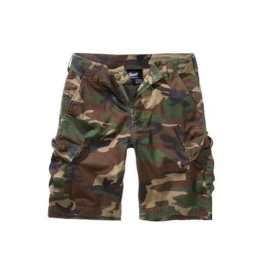Brandit Kids BDU Ripstop Shorts, Farbe: woodland, Größe: 170/176