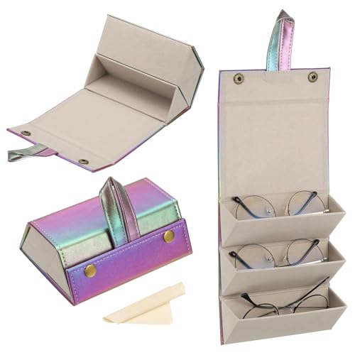 Étui de rangement portable pour organisation de plusieurs lunettes de soleil