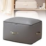 Ultra Space Saving Self Compression Organizer, 2024 Upgrade Self Compression Moving Organizer Packing Bags Blanket Storage Bags for Quilts, Blankets, Bedding, Clothes (Gray, XL(54 * 42 * 50cm))