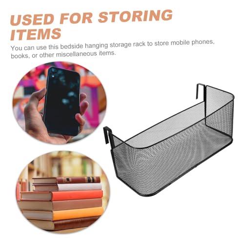 Healeved Bedside Hanging Storage Basket 14.76X6.49X6.10In Dormitory Organizer for Bed Room Accessories Phones Books Snacks Office Home Use by Healeved - Image 7