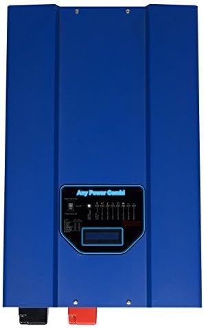 GTSUN 5000W Peak 15000W Low Frequency SP Pure Sine Wave Inverter 40A Battery Charger Solar Converter DC 48V AC Input 110V, AC Output Split Phase 120V 240V AC Priority Battery Priority Switch LCD Hot.