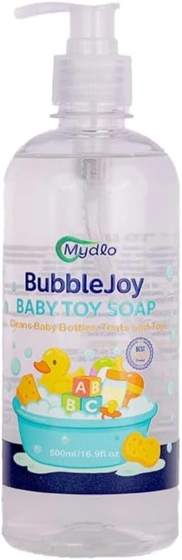BubbleJoy Teats And Bottle Cleanser, Highly Concentrated Formula, Fragrance Free, MYDLO Bubble Joy 500 ml