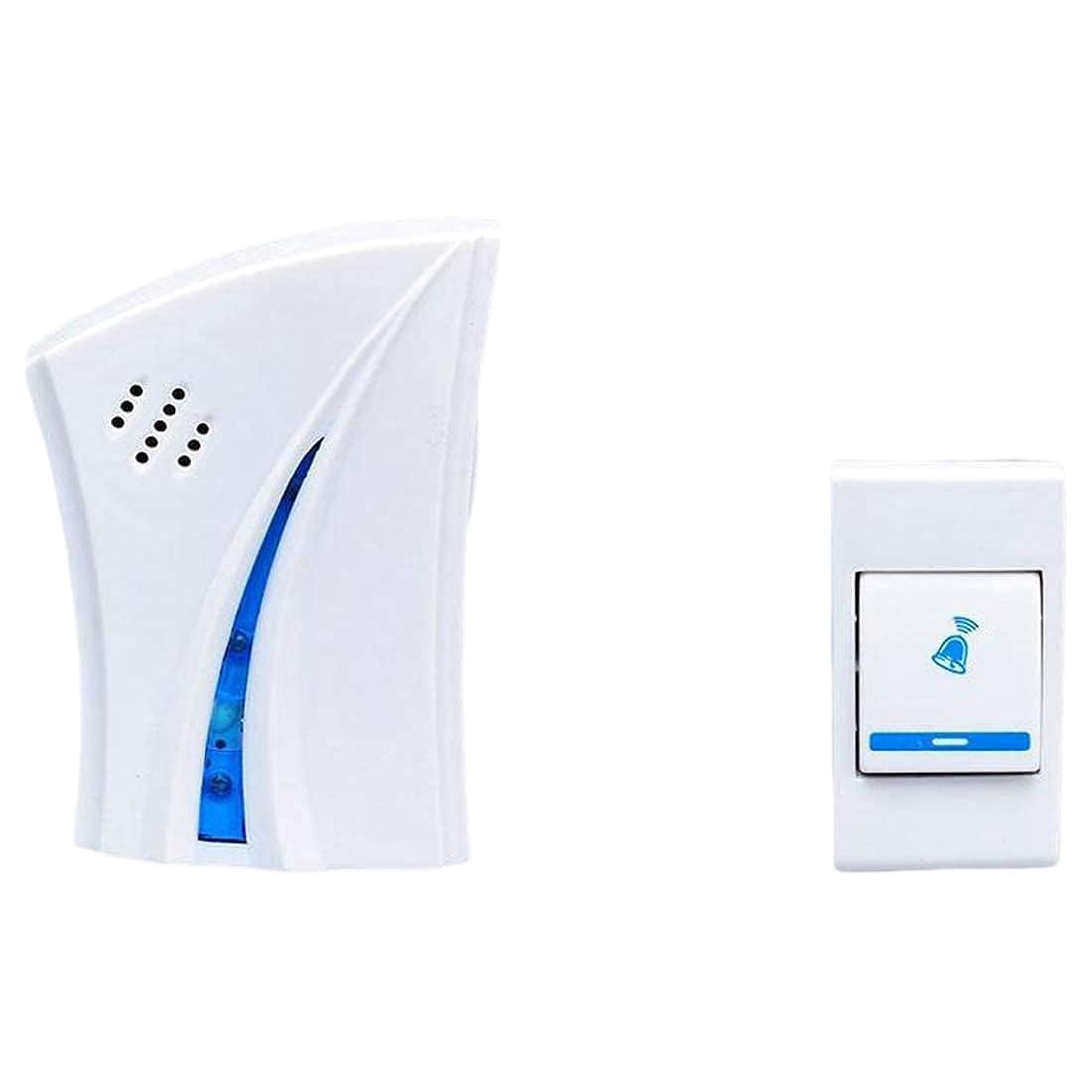 RKZ Wireless Doorbell Kit with Remote Button, Battery Operated, Long Range, Easy Installation, Compact Design for Home and Office-image-40
