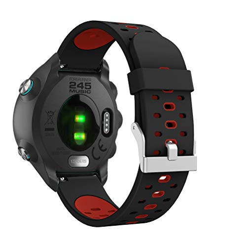 Correa de silicona de 20 mm para Garmin Forerunner 245 y Venu SQ 6