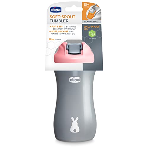 Chicco Soft Spout Tumbler, Spill-Free Sippy Cup for Toddlers 18m+, 12oz - image 3