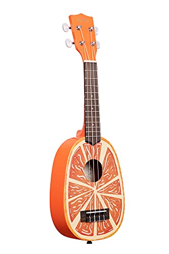 Kala KA-NV-ORNG-BAG – Ukulélé Soprano Novelty, Orange + housse - Les Beatles, Paul McCartney, John Lennon, RIngo Starr, George Harrison Kala KA-NV-ORNG-BAG - Ukulélé Soprano Novelty, Orange + housse – Image 5