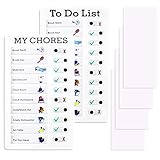 Memo Checklist Board 2 Stück To Do List Checklist Board Für Kinder Erwachsene My Chores Chart Memo Plastiktafeln Mit 4 Tragbaren Papier Für Zuhause Reisen Lernplanung Zeitplan Erinnerung