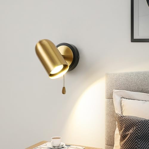 Aplique de pared LED de ángulo ajustable 350 grados para dormitorio 7