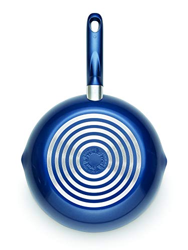 T-Fal - B0370764 T-Fal B03707 Excite Proglide Nonstick Thermo-Spot Heat Indicator Dishwasher Oven Safe Fry Pan Cookware, 12-Inch, Blue #TOP1