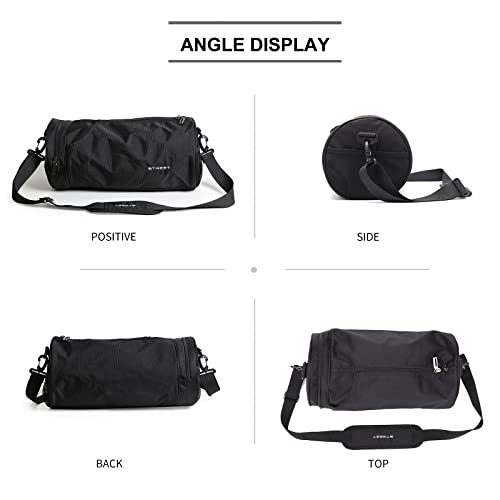 Sports Gym Bag for Men and Women Workout Bags Mens Gym Bag Black, X-Small