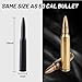 50 Cal Bullet Antenna Black Antenna for Truck Car Antenna Replacement Truck Antenna Bullet Antenna Slverado 1500 Bullet Antenna Ford f150 f250 GMC Sierra 1500 ram 1500 Jeep Truck Accessories (Black)