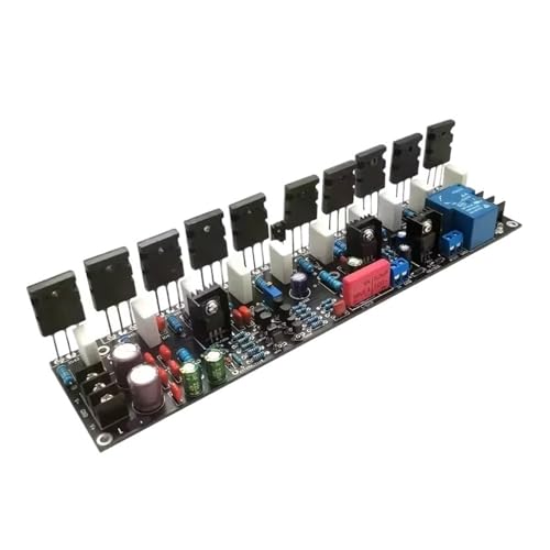 Upgraded Version Mono 500W Tube 2SC5200 + 2SA1943 20V-90V HiFi High Power Audio Amplifier Board + Speaker Protect Relay