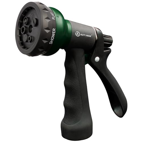 AUTOMAN-Garden-Hose-Nozzle, ABS Water Spray Nozzle with...