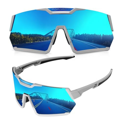 Lunettes de soleil de sport polarisées UV400 pour cyclisme et course à pied hommes et femmes
