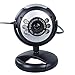 Produktbild Lovearn USB PC Webcam Kamera, 12MP LED USB Nachtsichtmikrofon Desktop-PC Laptop Webcam Skype-Cam-Kamera