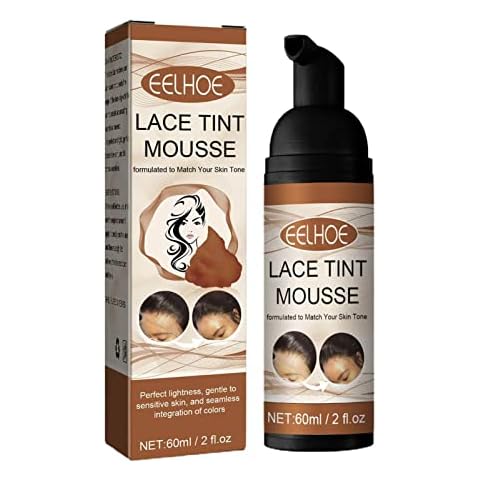 60ml Spitzentönungsmousse | Schnell trocknender Lace Tint Melting Hair Mousse Cover
