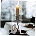ULDIGI Glass Candle Chimney Cover Decorative Lampshade Windproof Sleeve Fits All Candle Sizes Elegant Design
