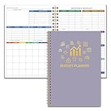 Monthly Budget Planner - 14 Months Undated Financial Planner Organizer Budget Book with Expense and Debt Tracker Notebook to Manage Your Money Effectively, Bill Planner and Organizer with Stickers Wall Calendar 2020