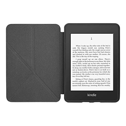 Capa Kindle 10a geração - WB Ultra Leve, Silicone Flexível e Sensor Magnético - Origami Tecido Azul