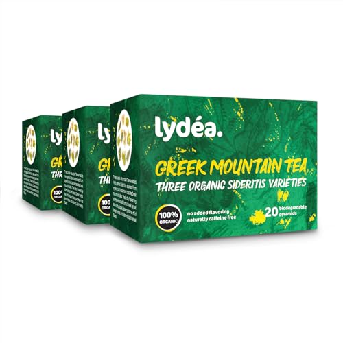 Lydea Organic Greek Mountain Tea, 3 Pack