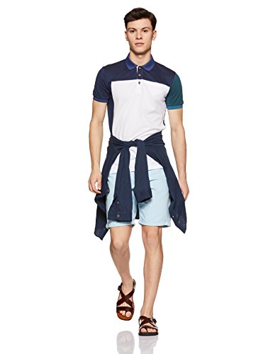 Image of United Colors of Benetton Men's Striped Regular Fit Polo