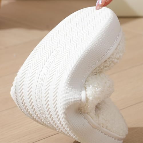 Christmas Slippers Reindeer for Womens Mens Soft Plush Comfy Warm Fuzzy Slippers Red Moose Santa Claus Indoor Outdoor Slip On House Slippers Christmas Gifts4