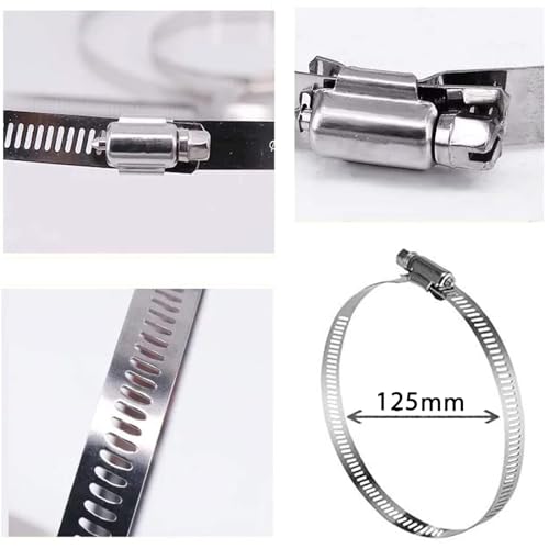 WiTi Universelle vertikale Stangenhalterung für Überwachungskamera,Metallmontage Eckhalterung mit 2 Schlaufenrohrklemmen,geeignet für CCTV-Kameras Bühnenleuchten Solarzellen(kleine Größe)